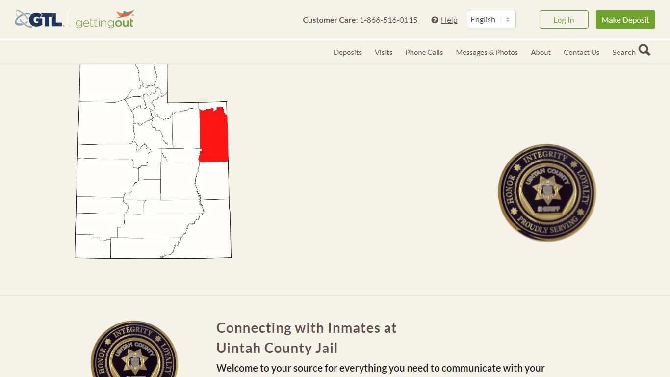 Uintah County Jail - Inmate Calls and Video Visits - GettingOut